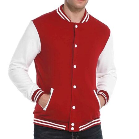 Red White Varsity Jacket