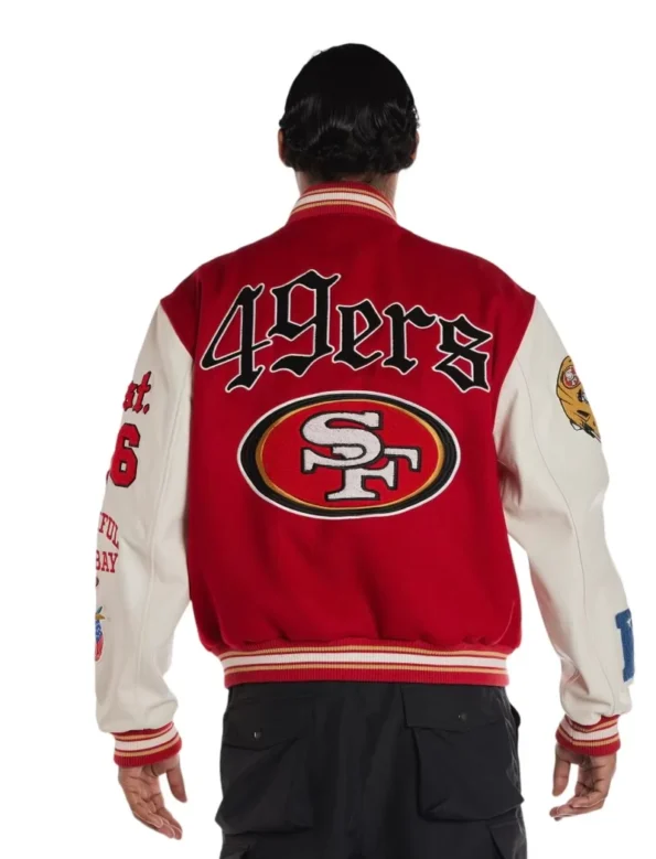 49ers Leather Varsity Jacket