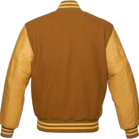 varsity jacket gold