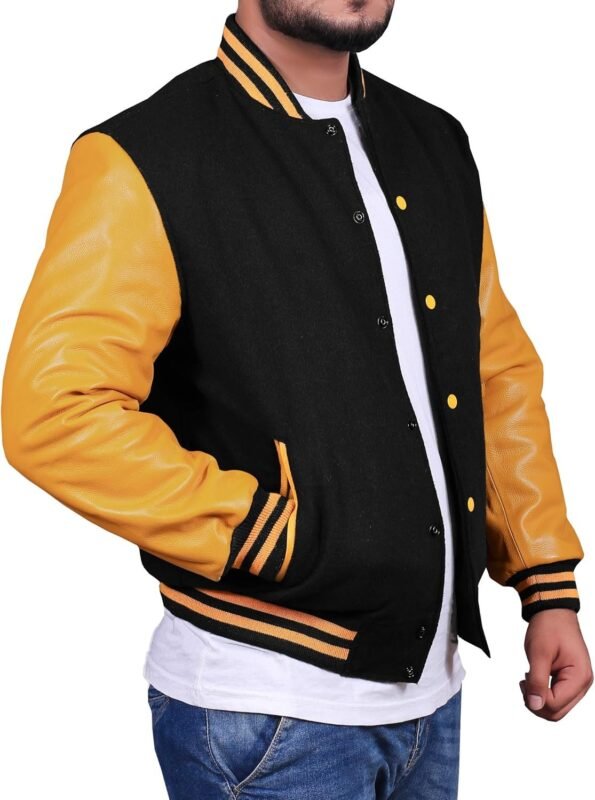 Black Gold Varsity Jacket