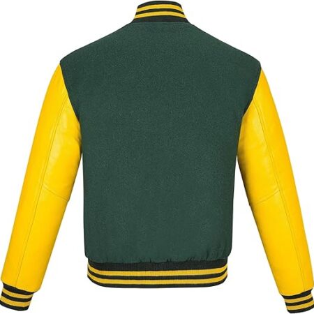 Varsity Jacket Green And Yellow