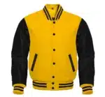 Varsity Jacket Black And Yellow