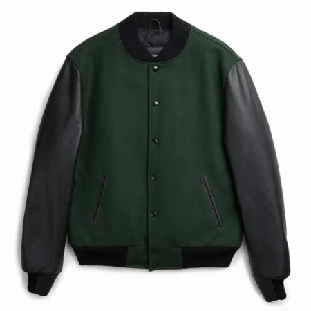 Pine Green Varsity Jacket