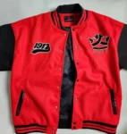 Dark Red Varsity Jacket