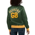 Green Varsity Jacket Womens 2