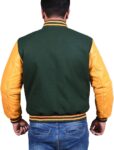 Green Yellow Varsity Jacket