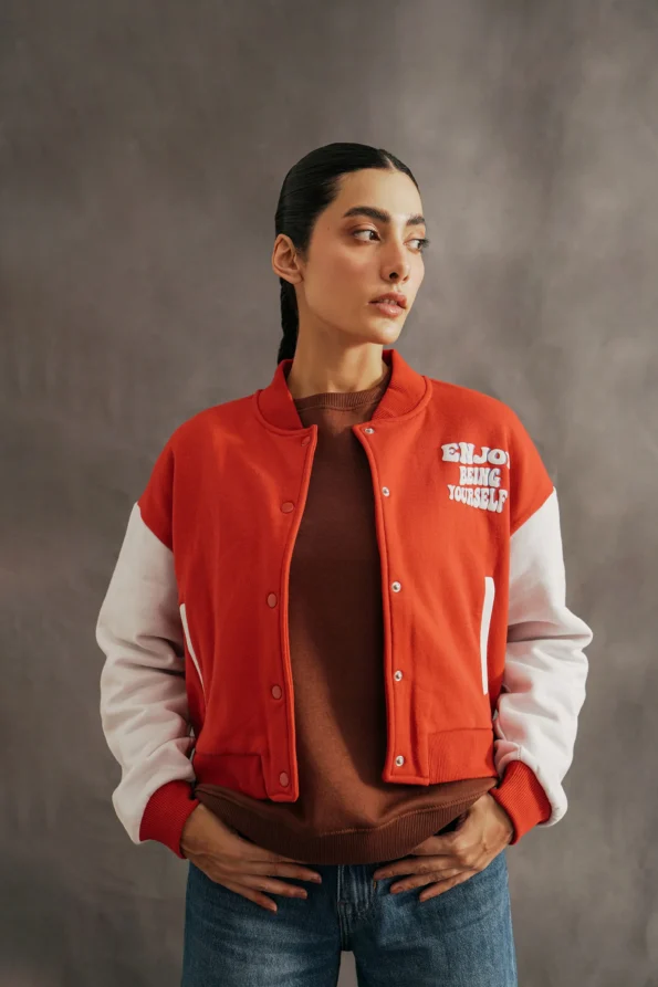 Ladies Baseball Jacket