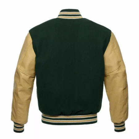 Leather Varsity Letterman Jacket