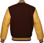 Maroon Gold Varsity Jacket