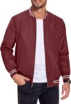 Maroon Varsity Bomber Jacket