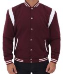 Maroon Varsity Jacket