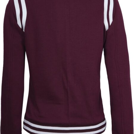 Maroon Varsity Jacket Womens