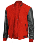 Red Black Varsity Jacket