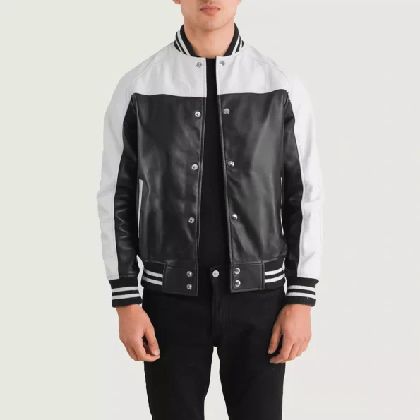 Men's Leather Varsity Jacket