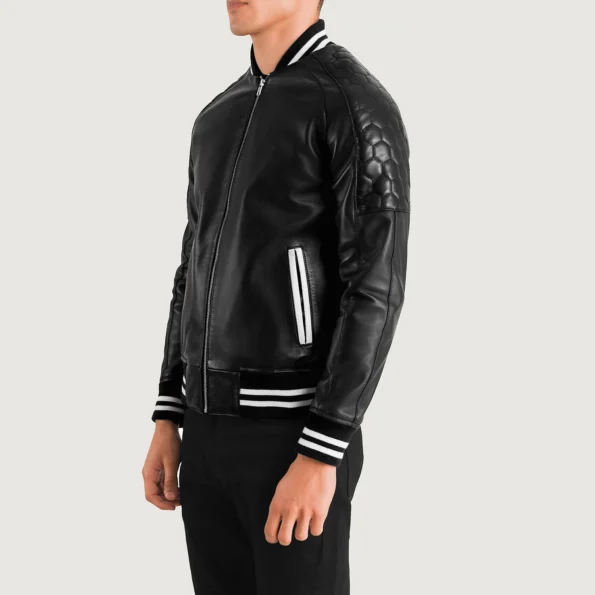 Men's Varsity Leather Jacket