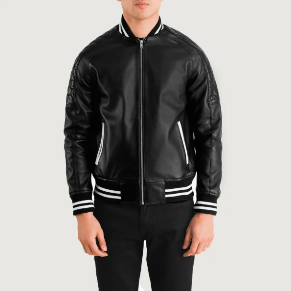 Men's Varsity Leather Jacket