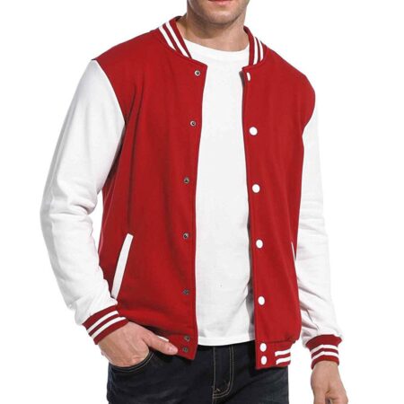 Red White Varsity Jacket