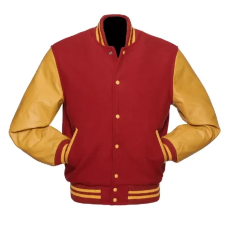 Red And Gold Varsity Jacket