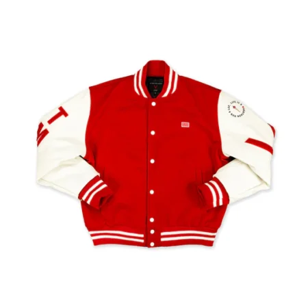 Red And White Letterman Jacket