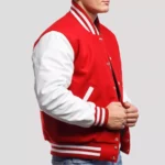 Red And White Varsity Jacket