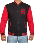 Red And black Varsity Jacket