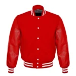 Red Letterman Jacket