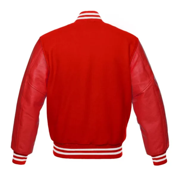 Red Letterman Jacket