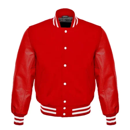 Red Letterman Jacket