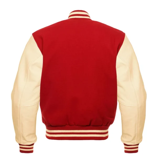 Red Men's Varsity Jacket