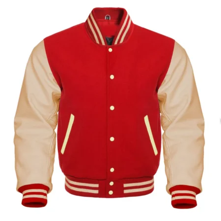 Red Men's Varsity Jacket