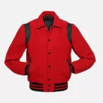 Red Varsity Jacket Mens