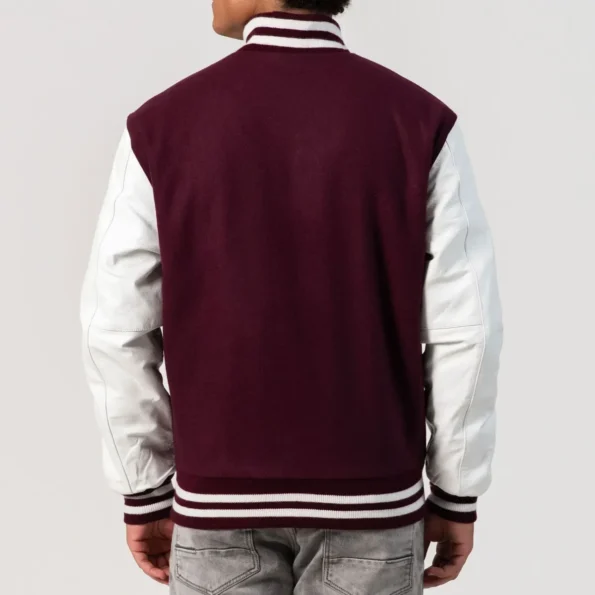 Varsity Jacket Maroon And White