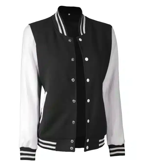 Women's Varsity Jacket Black