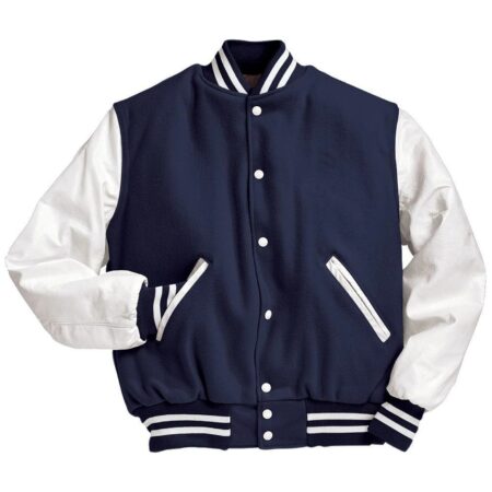 varsity jacket blue