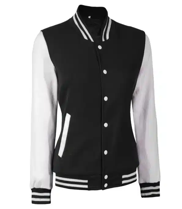 Women's Varsity Jacket Black