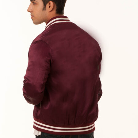 maroon varsity jacket mens