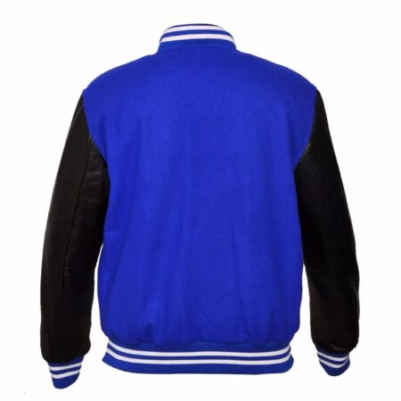 Varsity Jacket Black And Blue