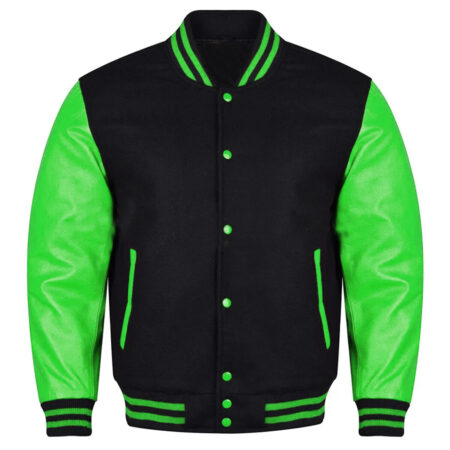 Varsity Jacket Black And Green