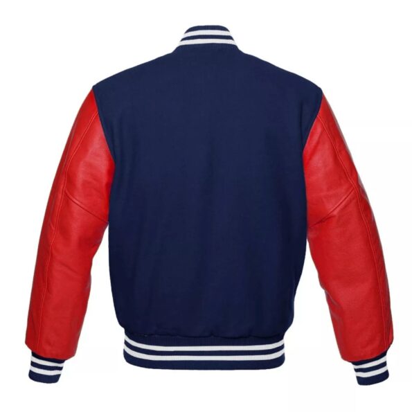 Blue Red Varsity Jacket