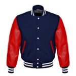 Blue Red Varsity Jacket