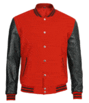 Red Black Varsity Jacket