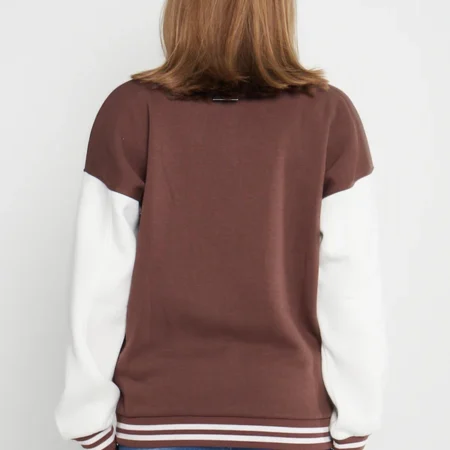 Varsity Jacket Women Brown