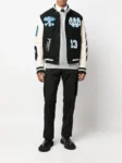 varsity jacket off white