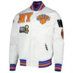 Front view of 2x Finals Champions Mush Varsity Jacket