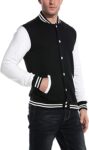 Black And White Mens Varsity Jacketv