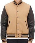 Light Brown Varsity Jacket