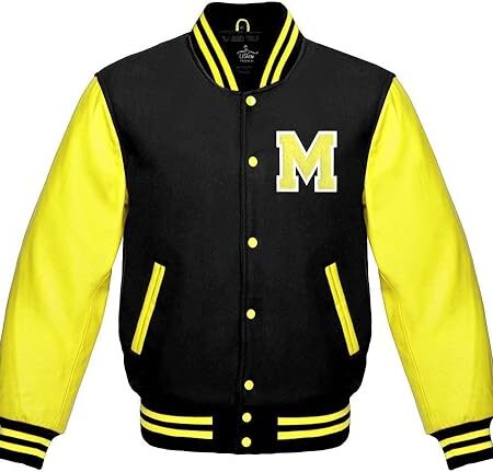 varsity jacket yellow and black