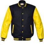 Yellow And Black Varsity Jacket