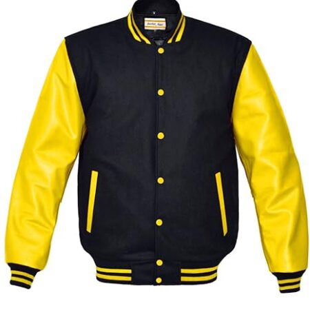 Yellow And Black Varsity Jacket