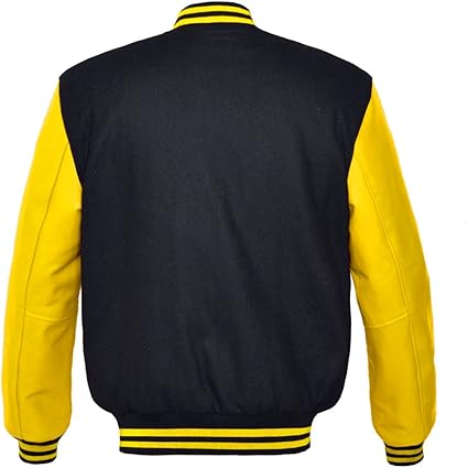 Yellow And Black Varsity Jacket